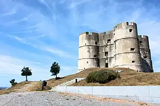 Vista do castelo de Evoramonte