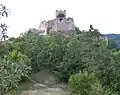 Castelo Čabraď, visto de frente