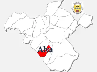 Localização no Concelho de Castro Daire