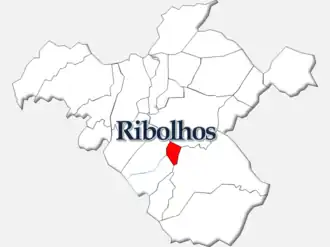 Localização no Município de Castro Daire