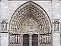 Portal do Juízo Final na Catedral de Notre-Dame de Paris