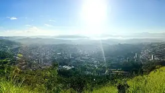 Vista panorâmica de Caxambu