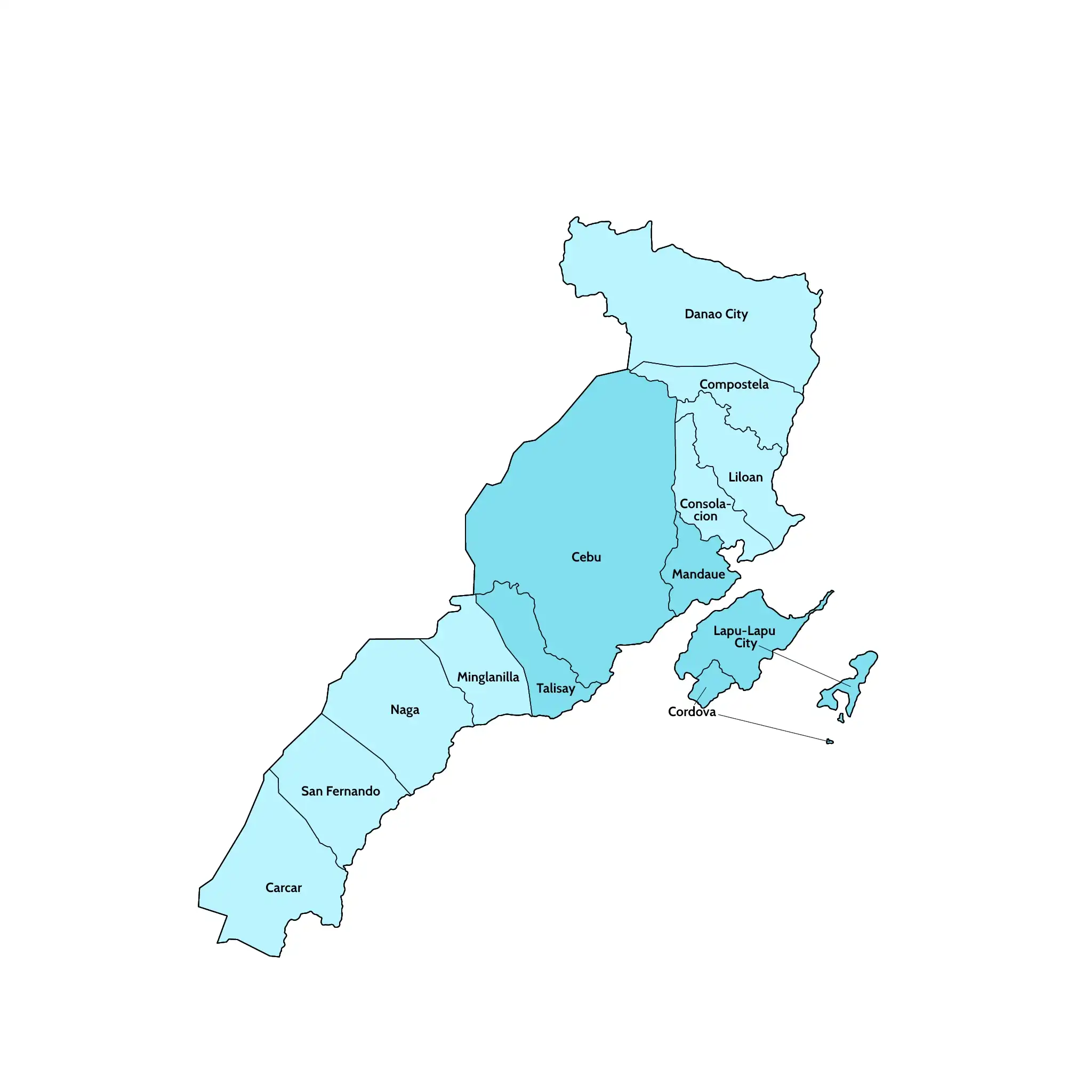 Cebu_Metropolitan_Region_map