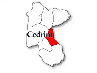 Localização no município de Sever do Vouga