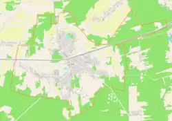 Localização de Cegłów na Polónia