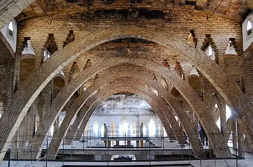 Interior da Adega Cooperativa de Gandesa.