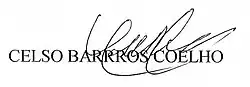 Assinatura de Celso Barros