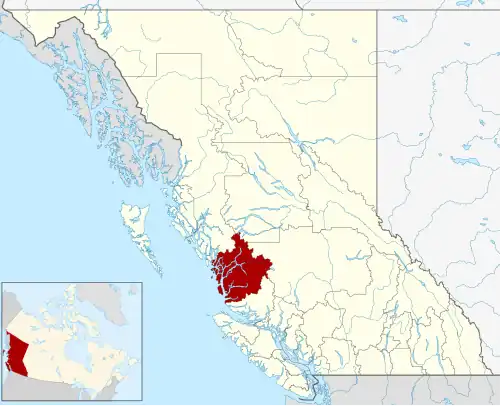 Regional districts of British Columbia