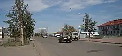 Umas das vias de Ulaangom.
