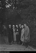 César de Sousa Mendes com a família (Varsóvia, 1933).