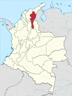 Location of Cesar