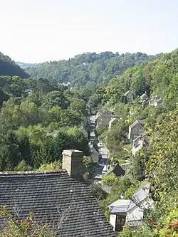 Chalford vista do vale de Frome