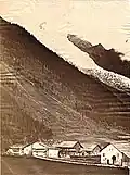 O glaciar em 1890