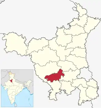 Localização de Charkhi Dadri em Haryana