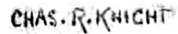 assinatura de Charles R. Knight