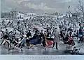 Central-Park, Winter: The Skating Pond, de Currier & Ives 1862