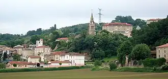 Vista geral de Châteauneuf-de-Galaure