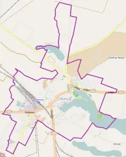 Localização de Chełmża na Polónia