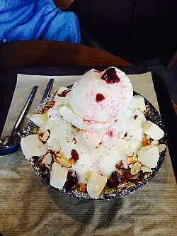 Bingsu de queijo