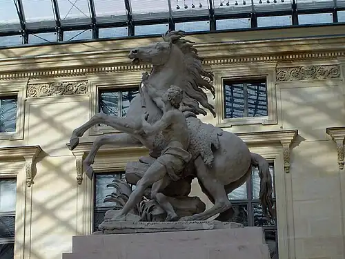 Um dos "Cavalos de Marly".