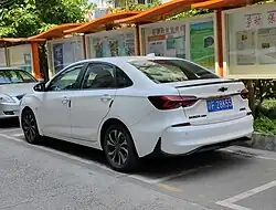 Traseira do Chevrolet Monza RS