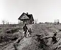 Crianças afro-americanas de Wadesboro, Carolina do Norte. Fotografado por Marion Post Wolcott em 1938.