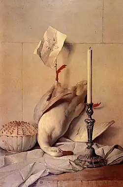 The White Duck (1753), 95,3 x 63,5&nbsp;cm., Houghton Hall [roubado em 1990]