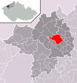 Localização de Chomutov