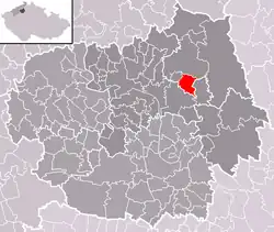 Localização de Chotiněves