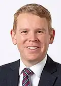 Chris Hipkins serviu em 2023, nascido em 1978