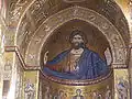 O grande Pantocrator na abside