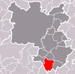 Localização de Chválenice