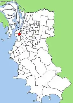 Cidade Baixa dentro de Porto Alegre.