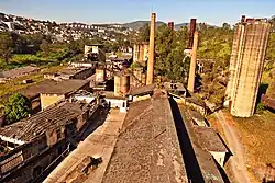 Fábrica vista do alto