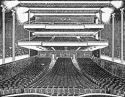 Croqui da Platéia do Cine Marrocos