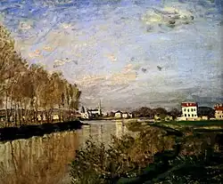 Claude Monet, O Sena em Argenteuil, 1873