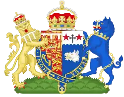 Brasão de Camila como a Duquesa da Cornualha