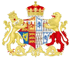 Brasão de armas como Duquesa de Iorque