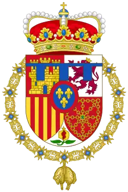 O Brasão de armas do Príncipe das Astúrias