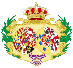 Armas de Maria Luísa, Princesa das Astúrias