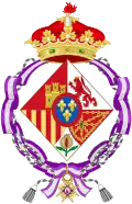Brasão usado durante o reinado João Carlos da Espanha