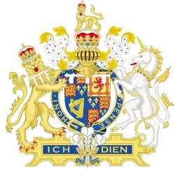 Brasão de Carlos, Príncipe de Gales (1638–1649)