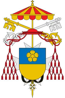 Brasão de Tommaso Riario Sforza como Camerlengo do Conclave de 1846