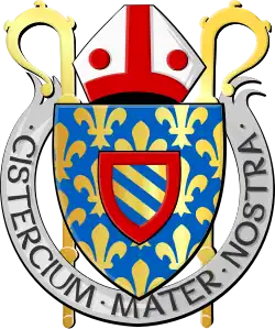 Brasão de armas da Ordem Cisterciense, fortemente ligada à região de Sandomierz