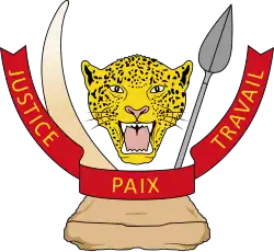 Brasão de armas da República Democrática do Congo