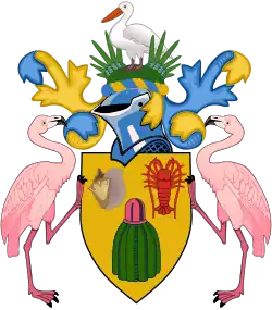 Brasão de armas das Ilhas Turcas e Caicos