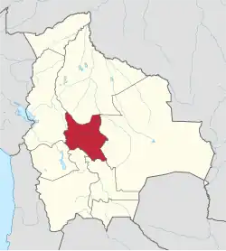 Localização de Cochabamba