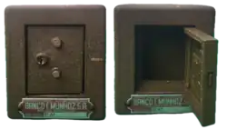 Cofrinho Banco F. Munhoz(anos 50), depois Banco da Grande São Paulo.