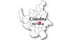 Localização no Município de Coimbra