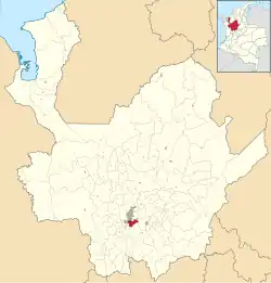 Localização de Município de Envigado